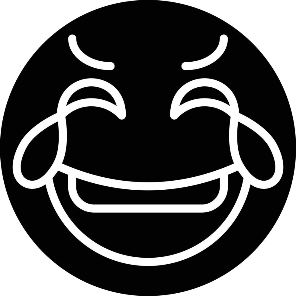 Laughing Icon Style vector
