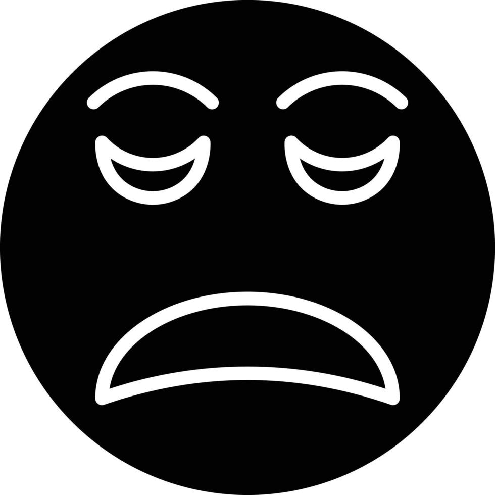 Disappointed Icon Style vector