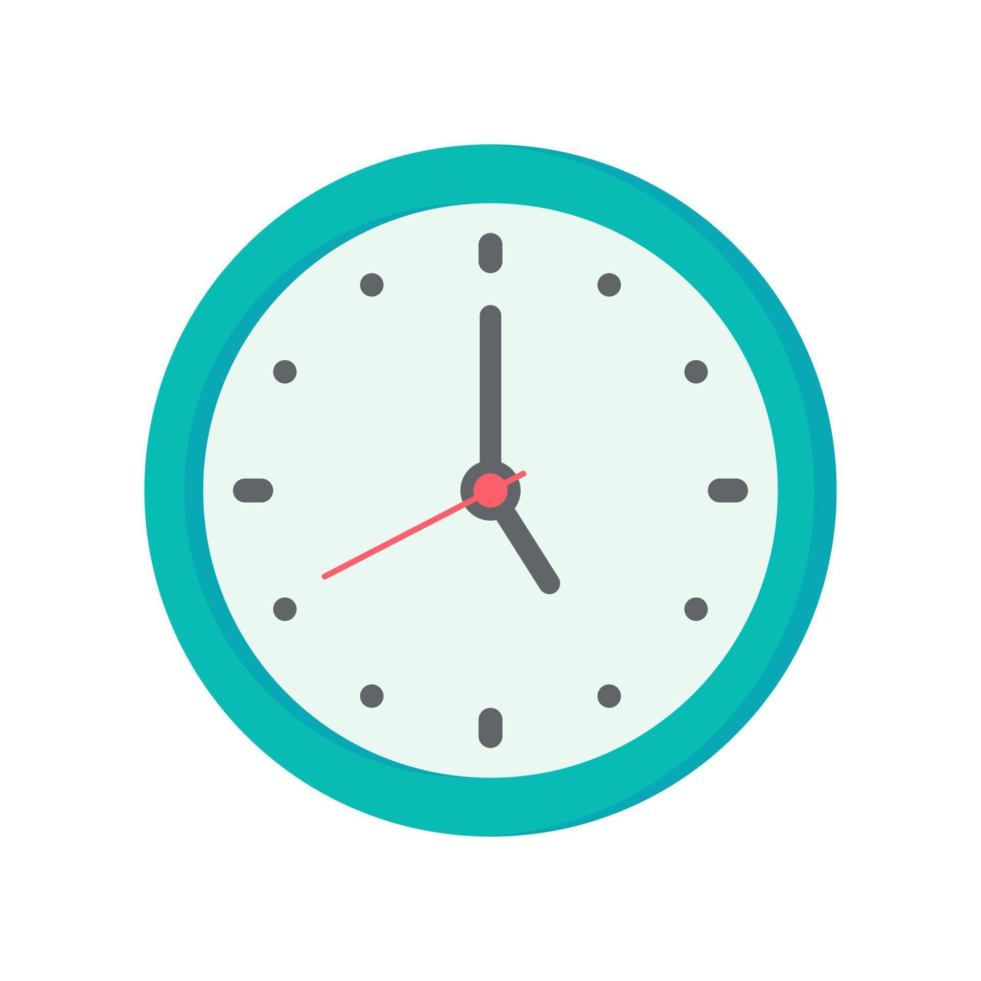 The Round Clock Face Shows The Scheduled Time 12714380 Vector Art At the-round-clock-face-shows-the-scheduled-time-12714380-vector-art-at