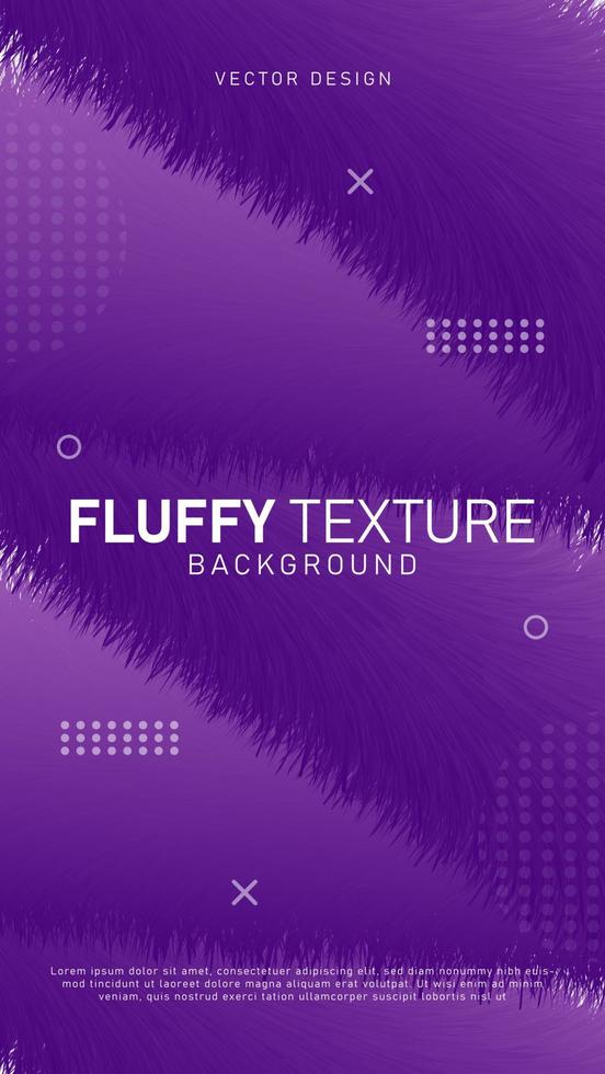 Modern abstract fluffy texture background vector