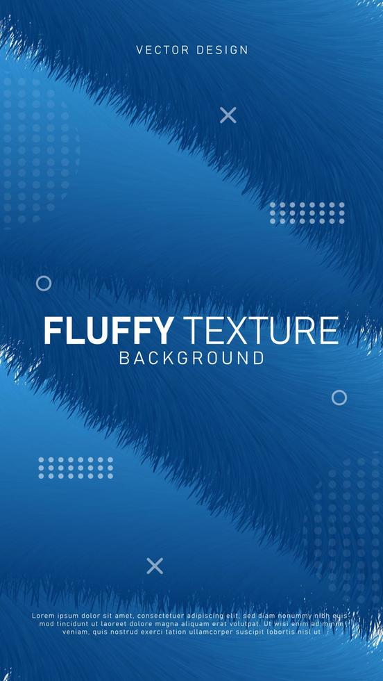 Modern abstract fluffy texture background vector