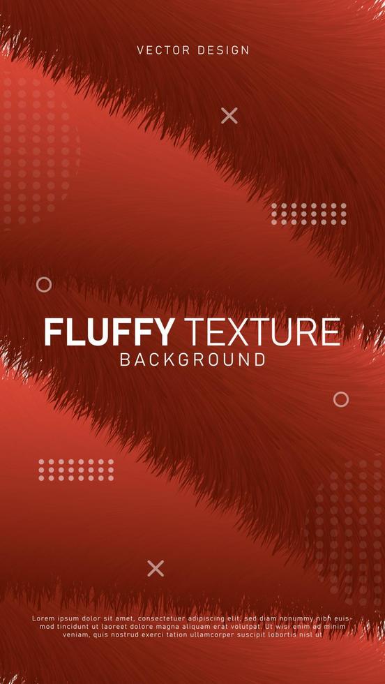 Modern abstract fluffy texture background vector