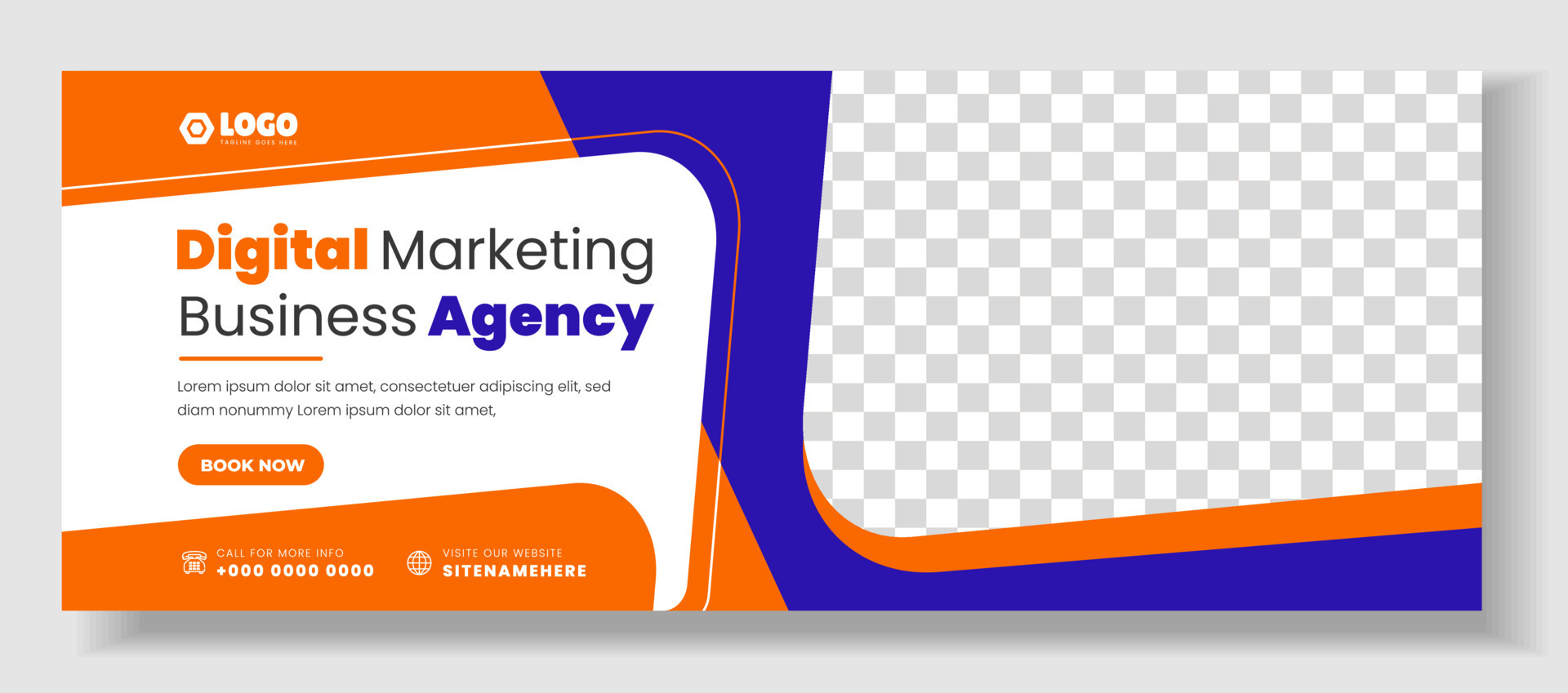 Digital marketing Social Media Cover photo Template Design . digital ...