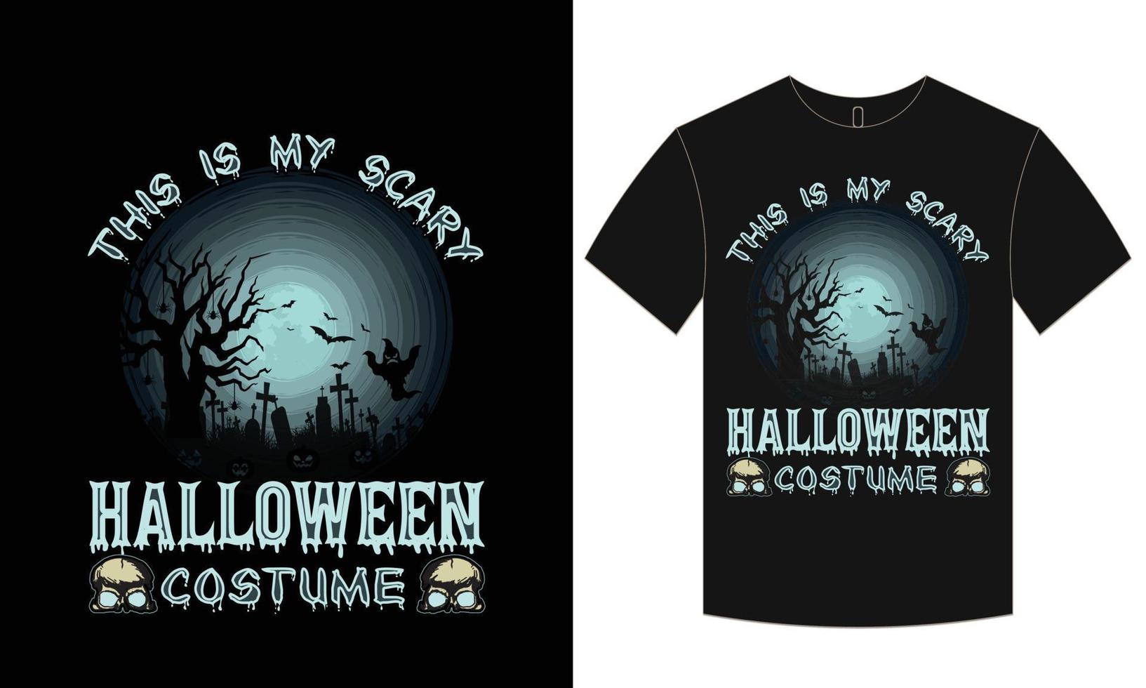 Halloween t shirt design vector