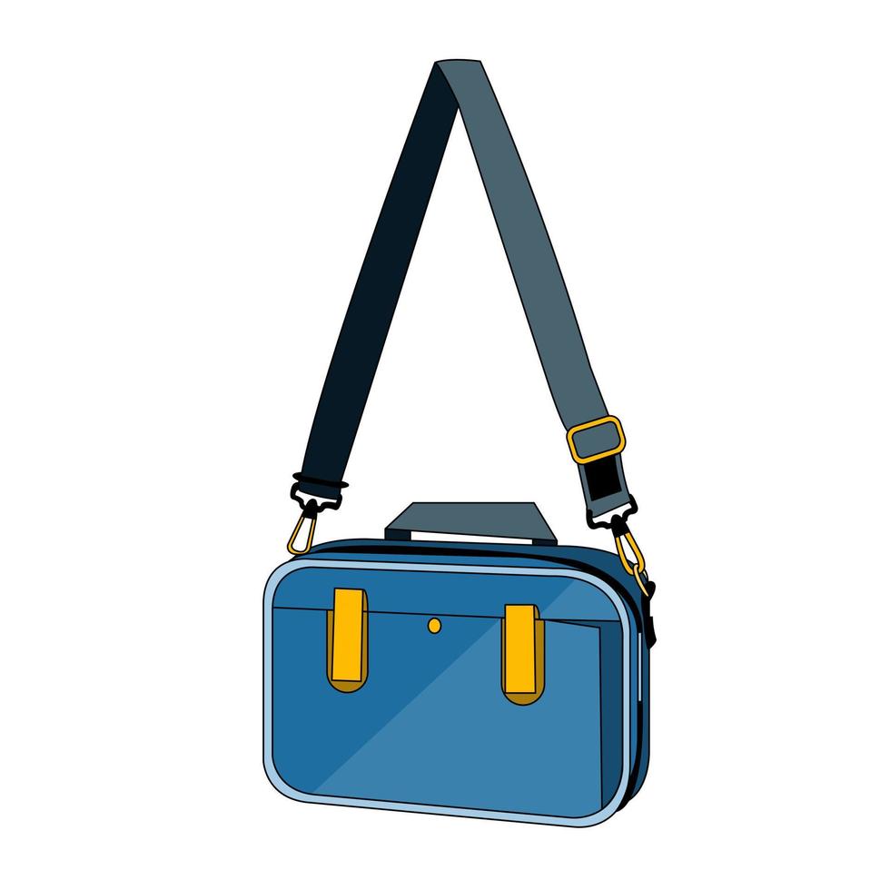 Sling bag design model vector