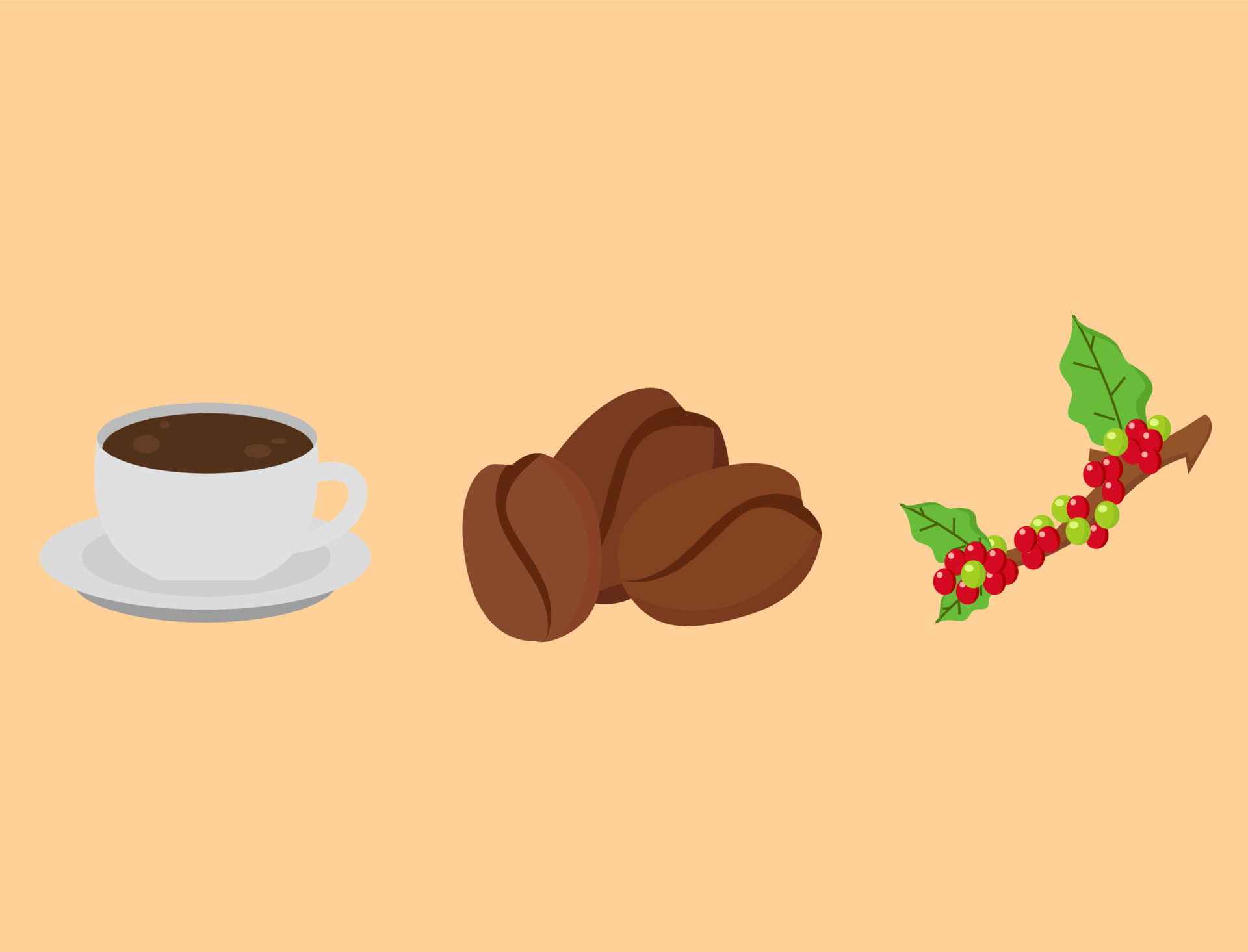 how to make coffee vector graphic illustration, tutorial, step by step