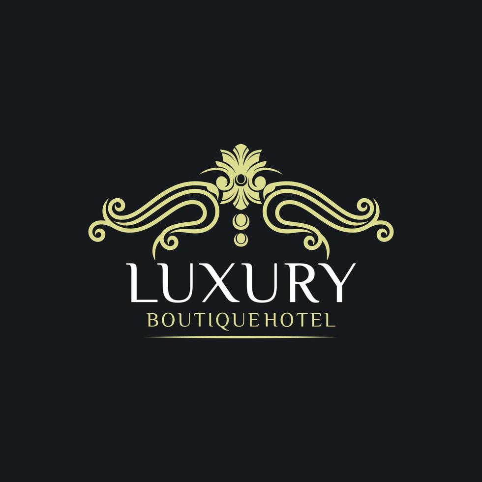 Luxury logo design vector template