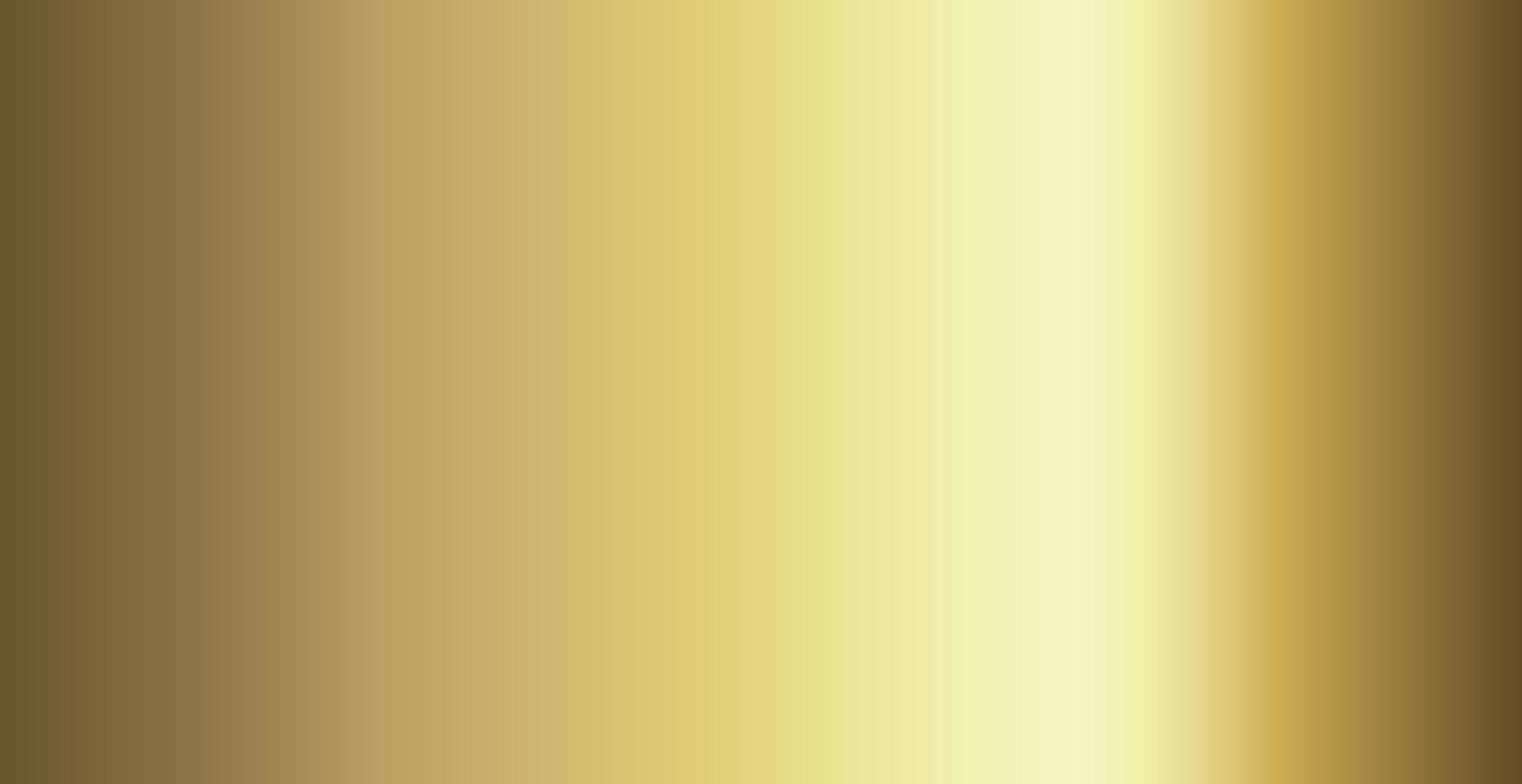 Gold metal plating industry panoramic metal texture with glare - Vector