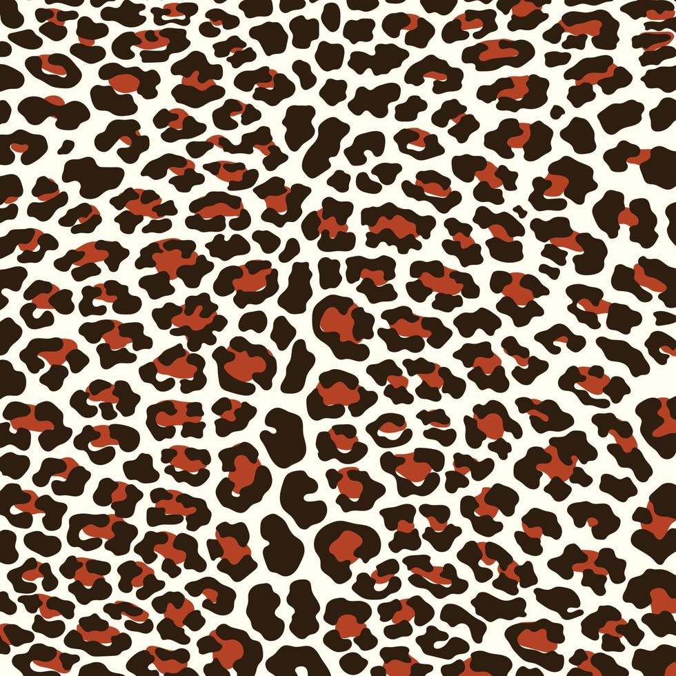 Animal skin print pattern. Cheetah, leopard, jaguar, panther fur. vector
