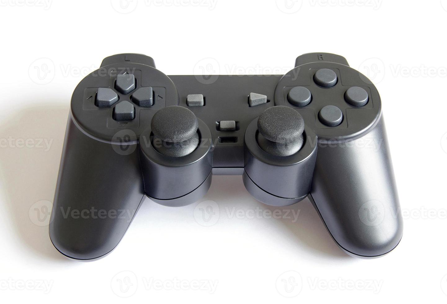 game controller isolated on white background photo