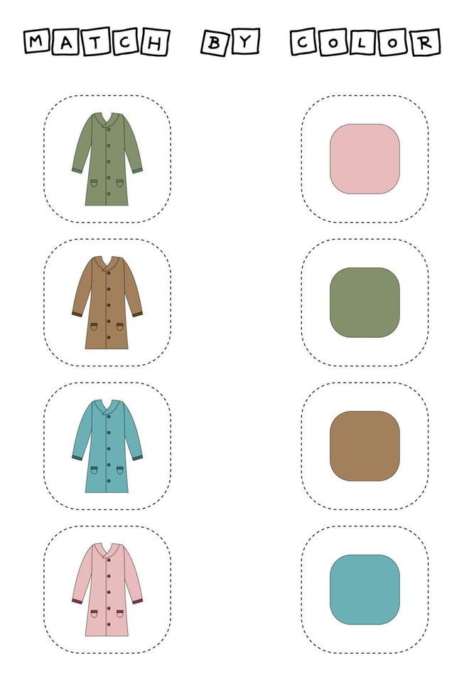 Worksheet for printing. Educational game for children. vector