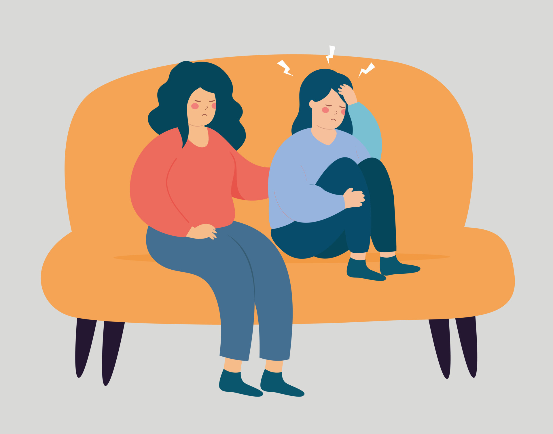 mother-consoles-her-depressed-daughter-women-sitting-on-couch-together