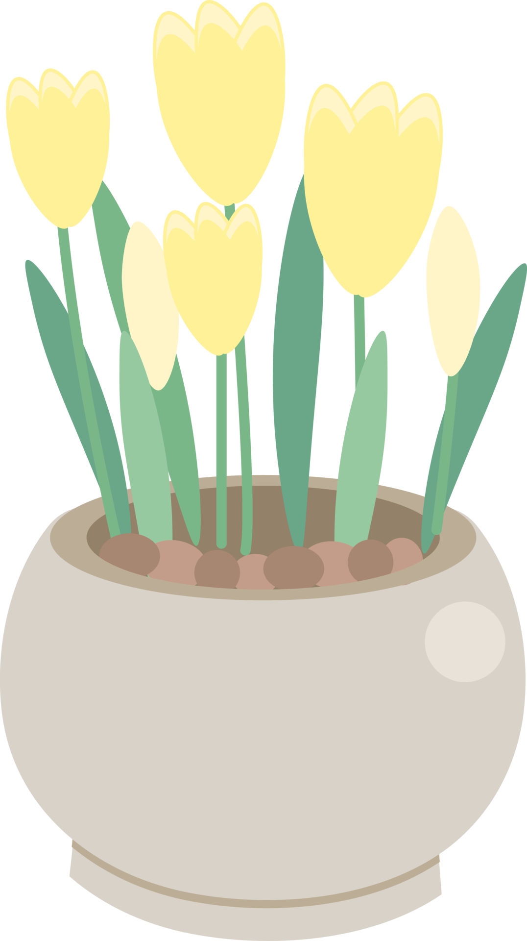 cute tiny flower in pot 12716353 PNG