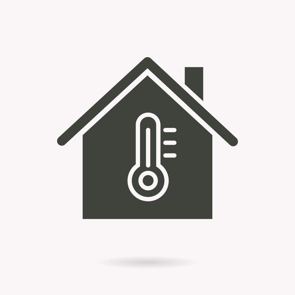 Climate control icon. Vector illustration for graphic and web design.