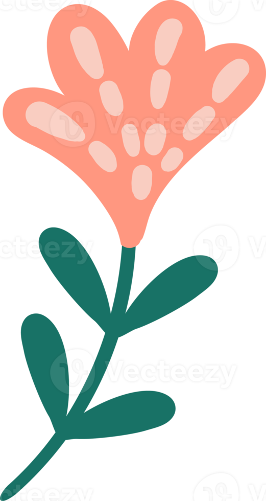 Decorative abstract flower. png