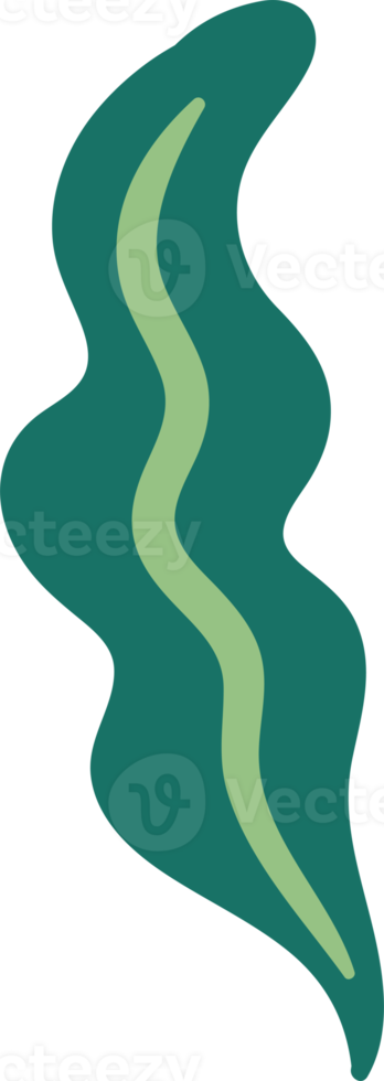 Decorative abstract floral element. png