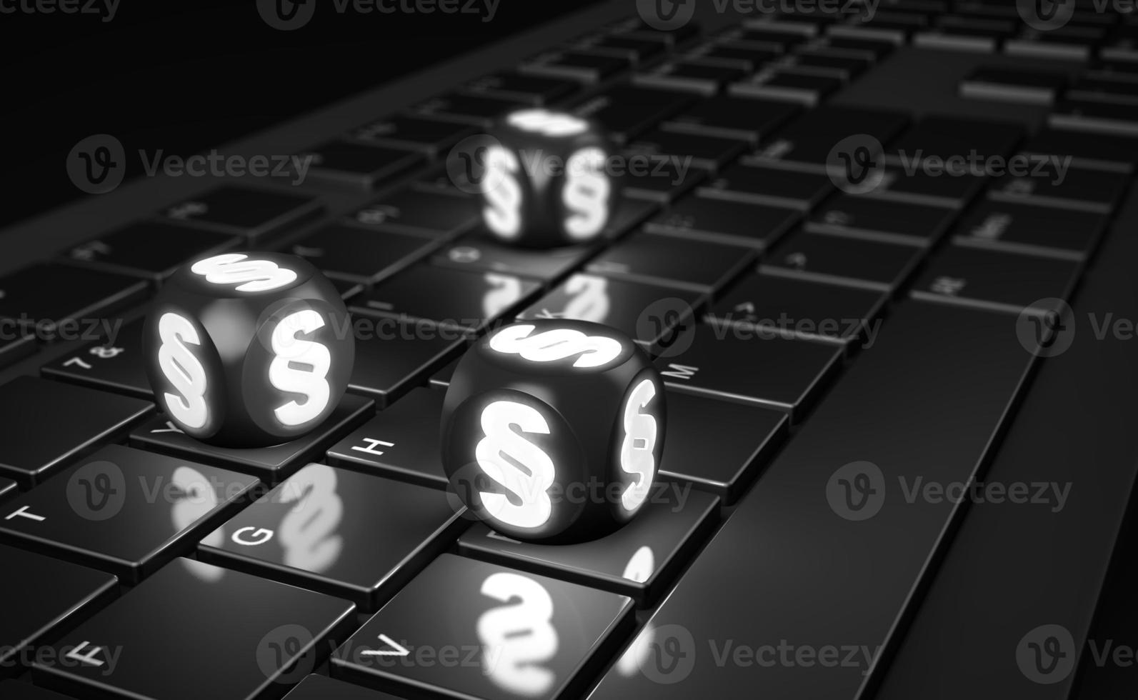 Cubes with paragraph photo