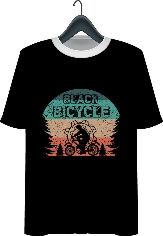 diseño de camiseta de ciclo vector