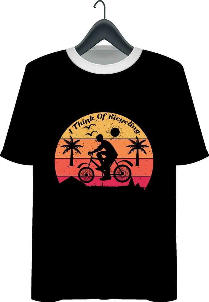 Cycle t-shirt design vector