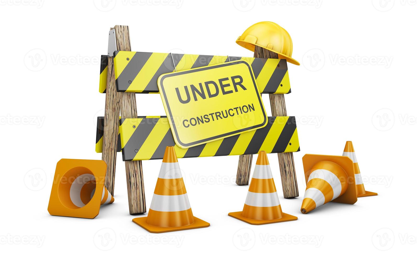 barrier Under construction photo