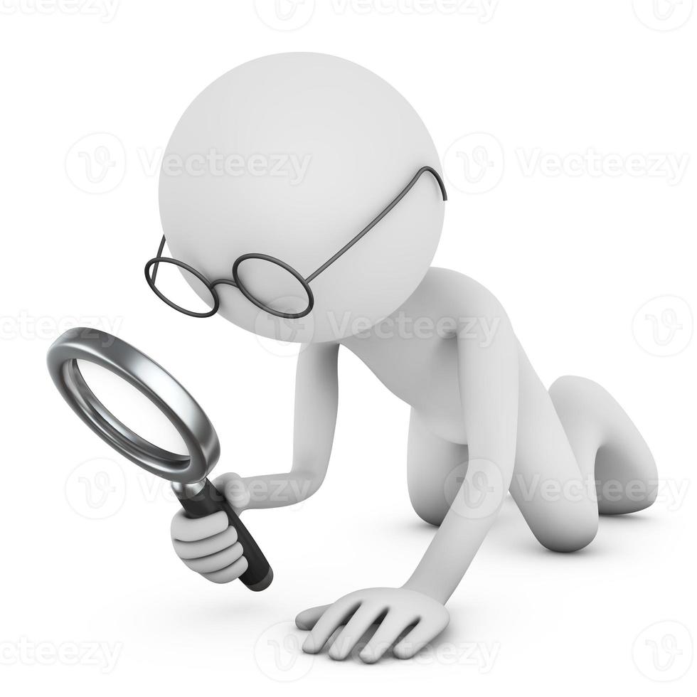 man with magnifying glass 12717207 Stock Photo at Vecteezy