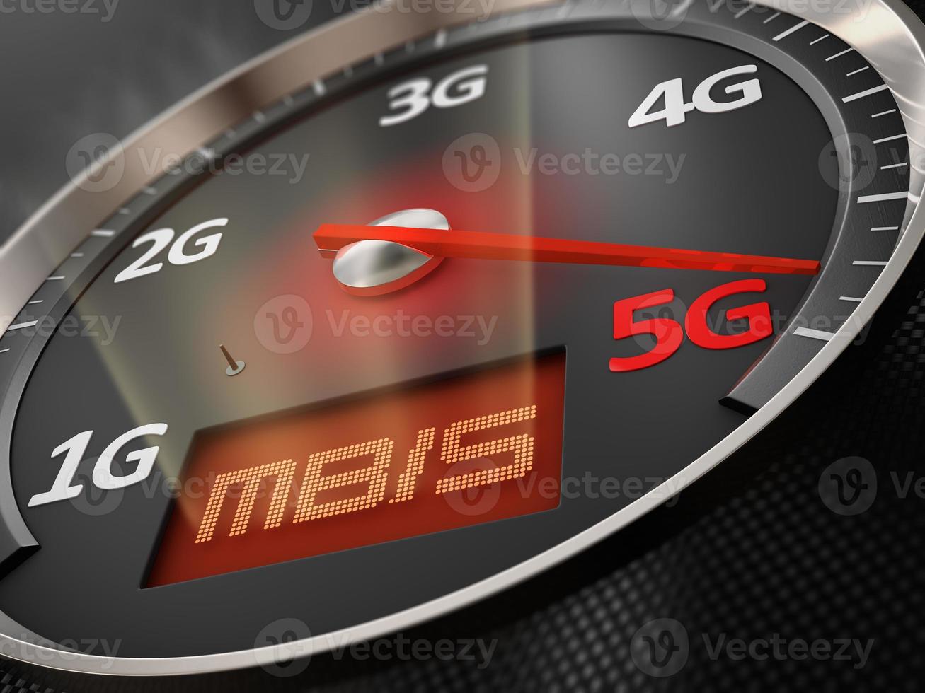 Car speedometer 5G photo