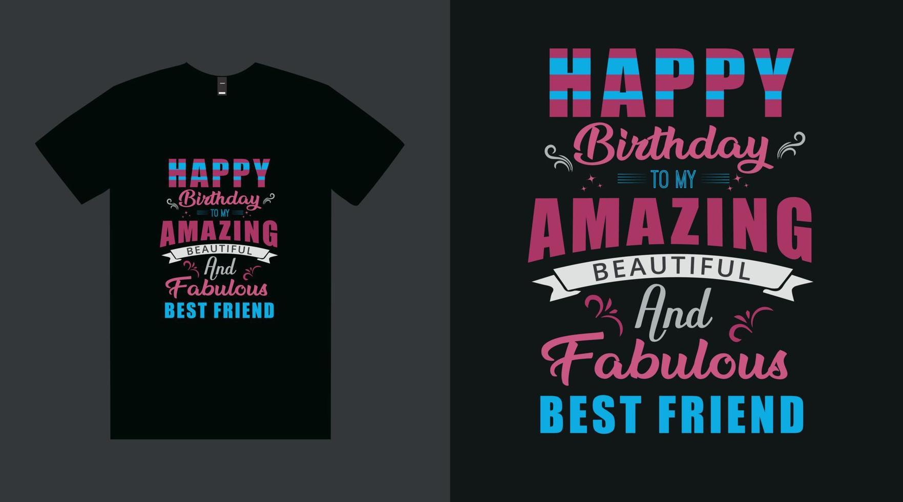 Happy birthday t-shirt for everyone design vector