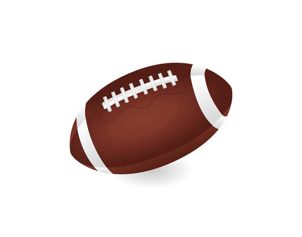 American Football Ball Vector Illutration