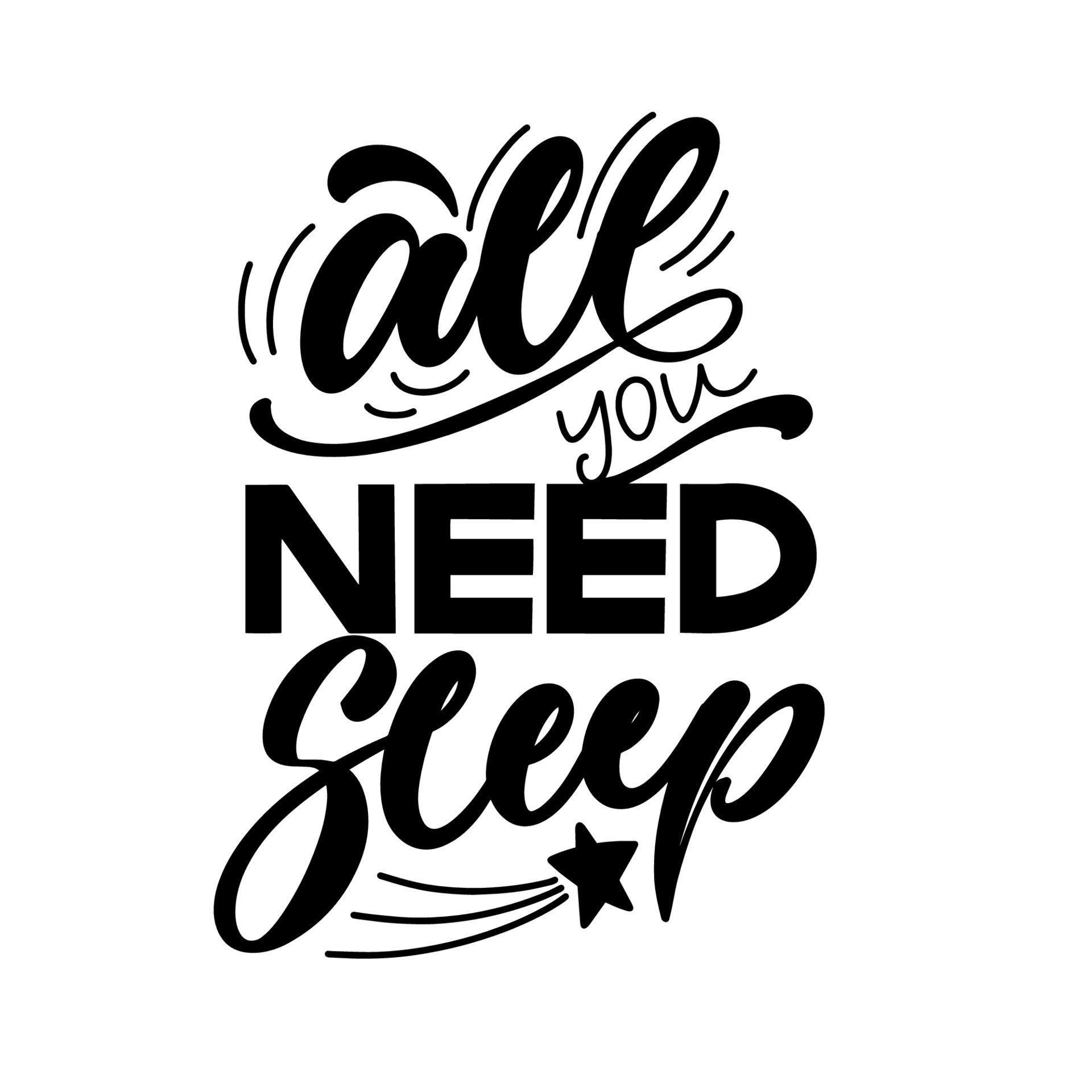 Funny sleep and good night quotes. 12718061 Vector Art at Vecteezy