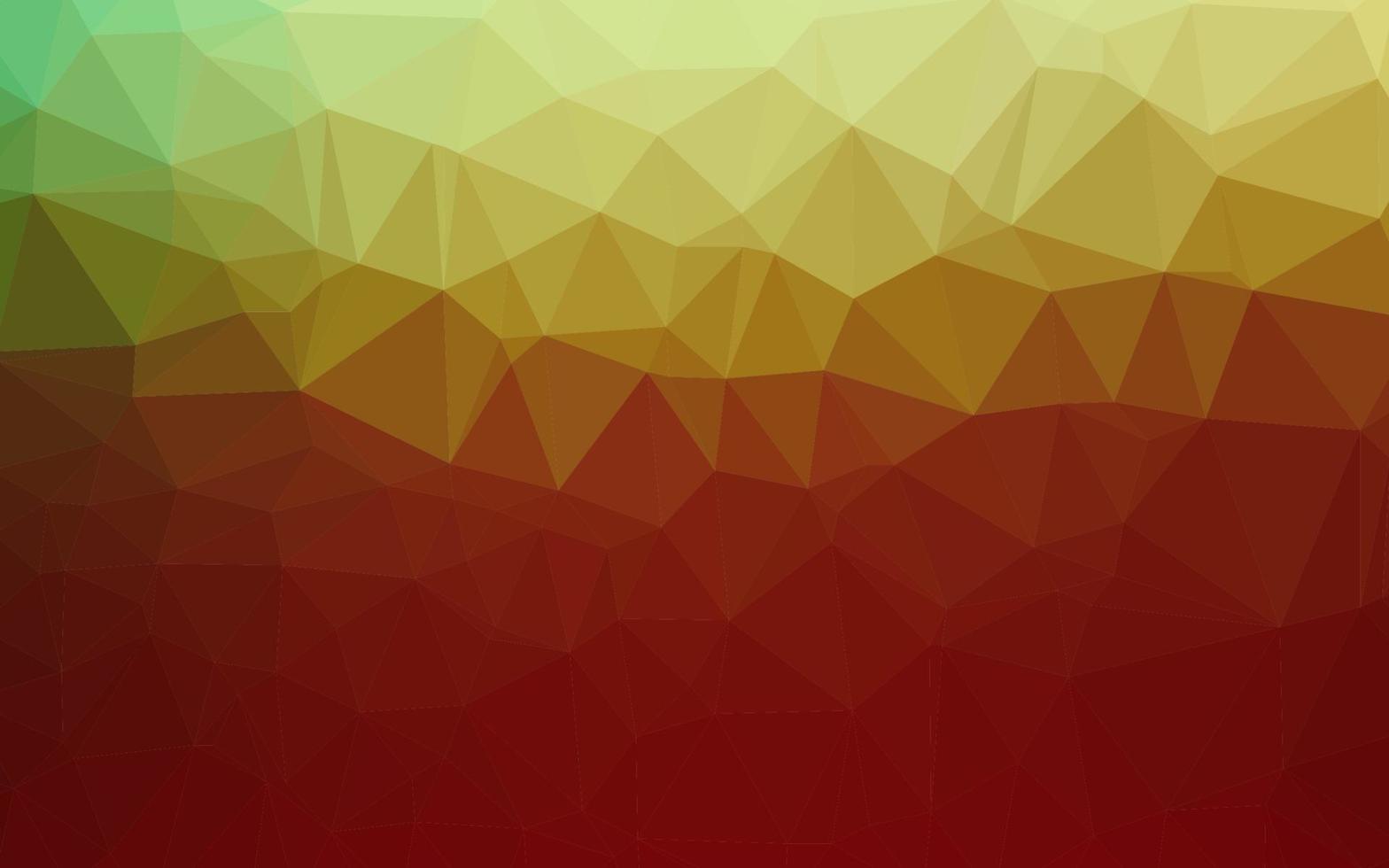 Dark Green, Red vector blurry triangle pattern.