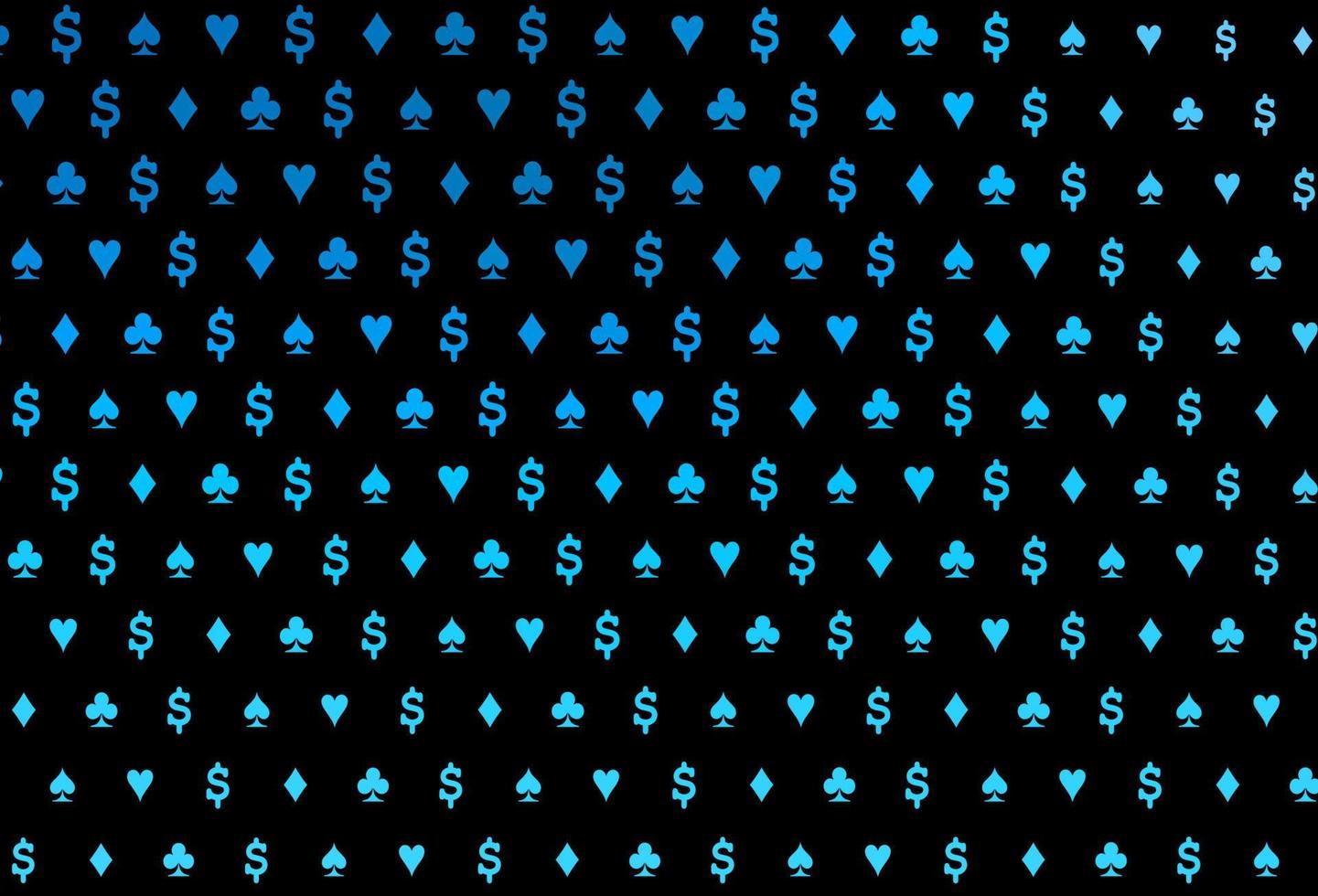 Dark blue vector layout with elements of cards.