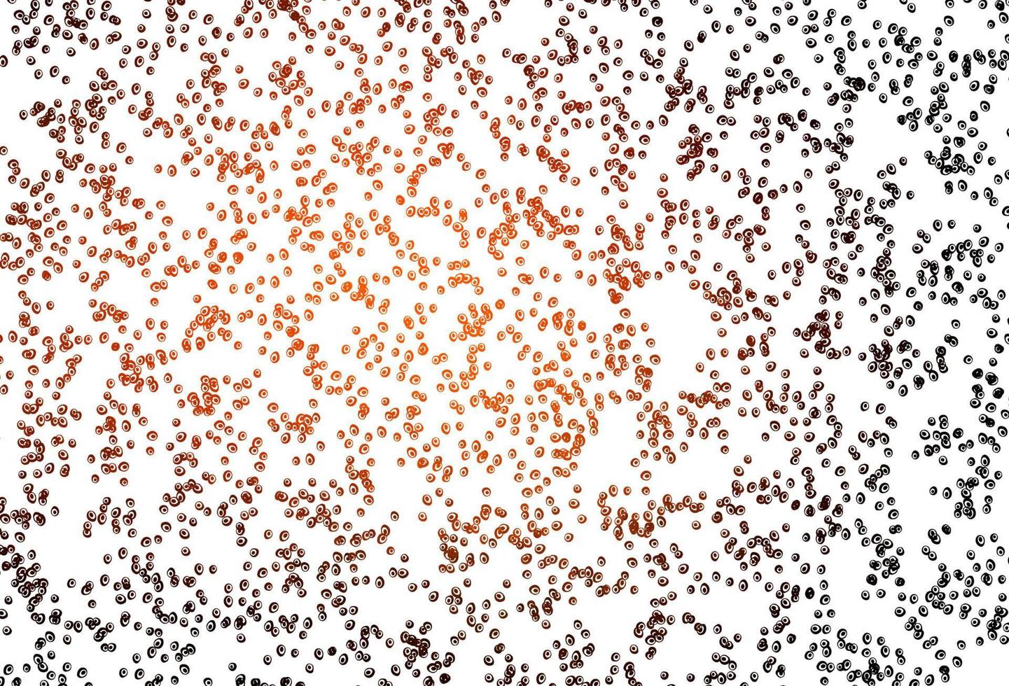 Light Orange vector cover with spots.