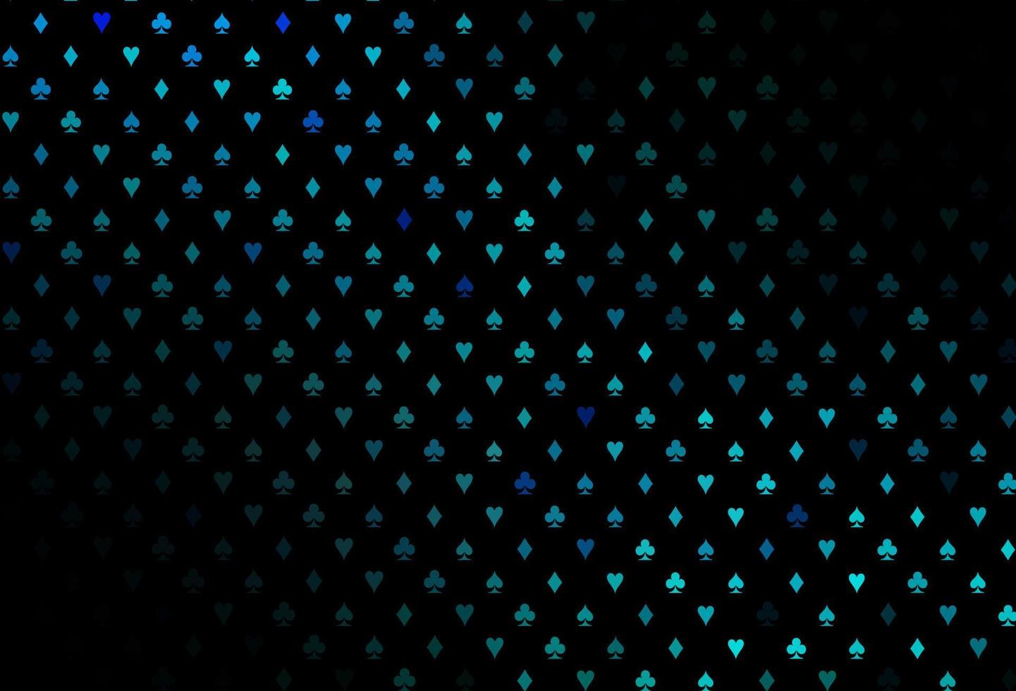 Dark blue, green vector layout with elements of cards.