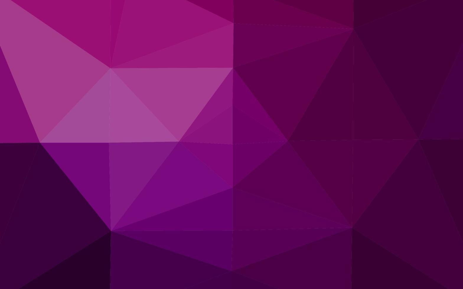 Dark Purple vector polygonal pattern.