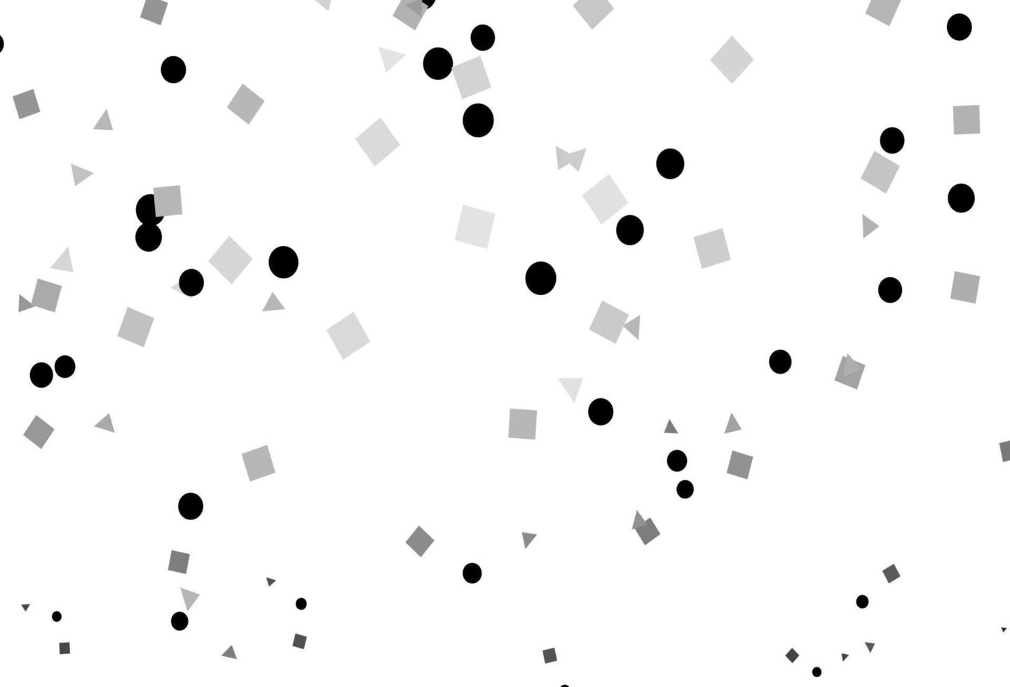 Light Silver, Gray vector background with triangles, circles, cubes.