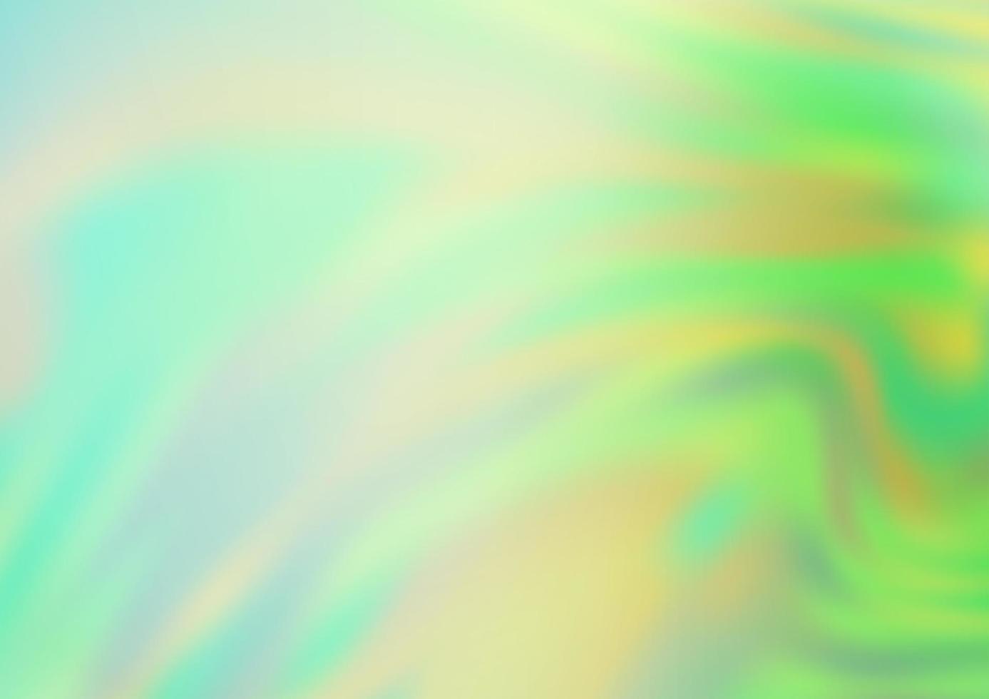 Light Green vector blurred shine abstract background.