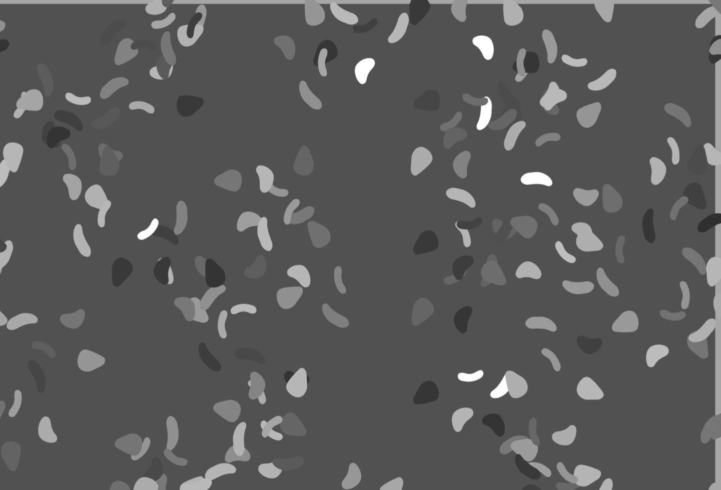 Light Silver, Gray vector pattern with chaotic shapes.