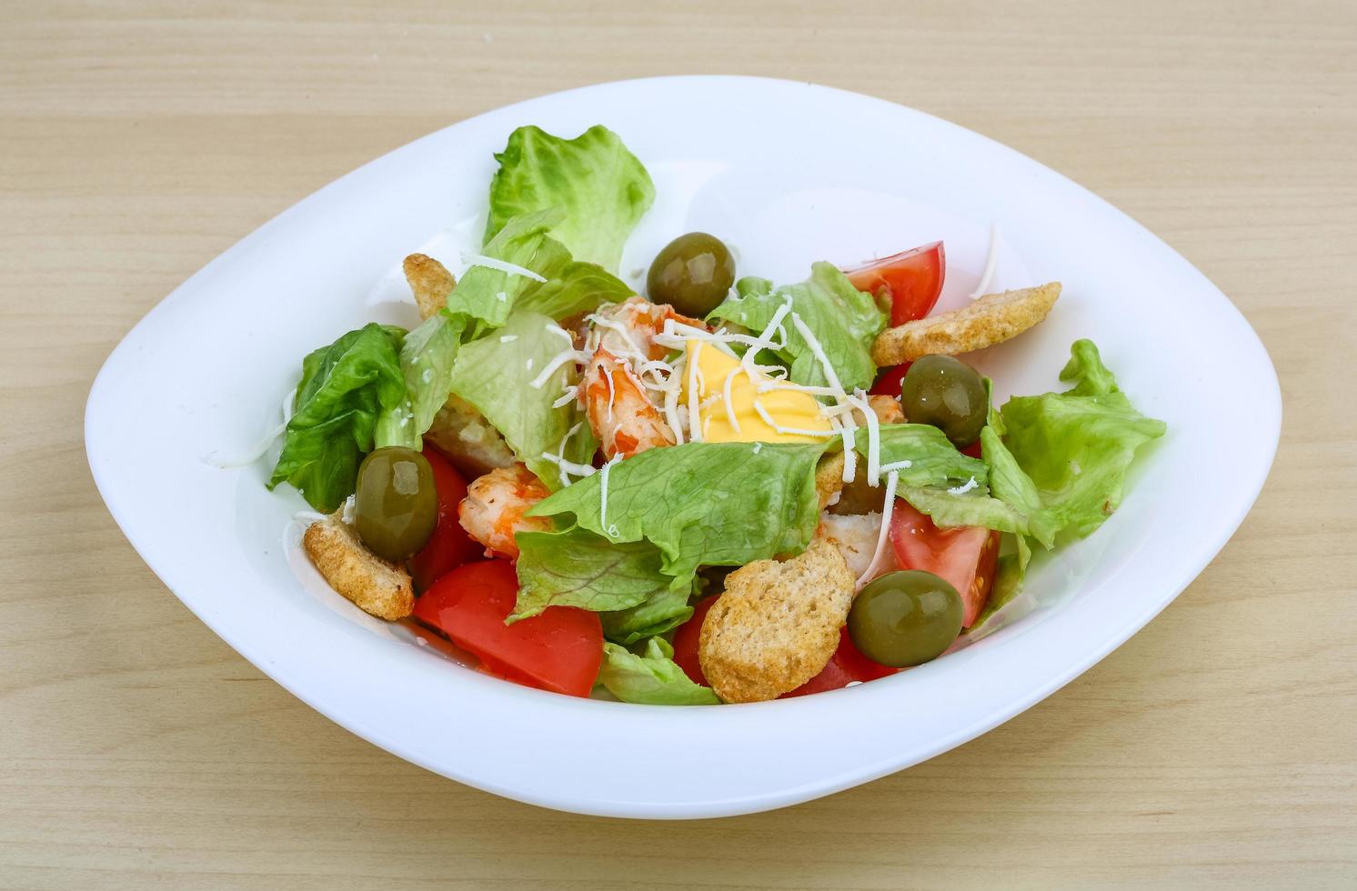 Caesar salad dish photo