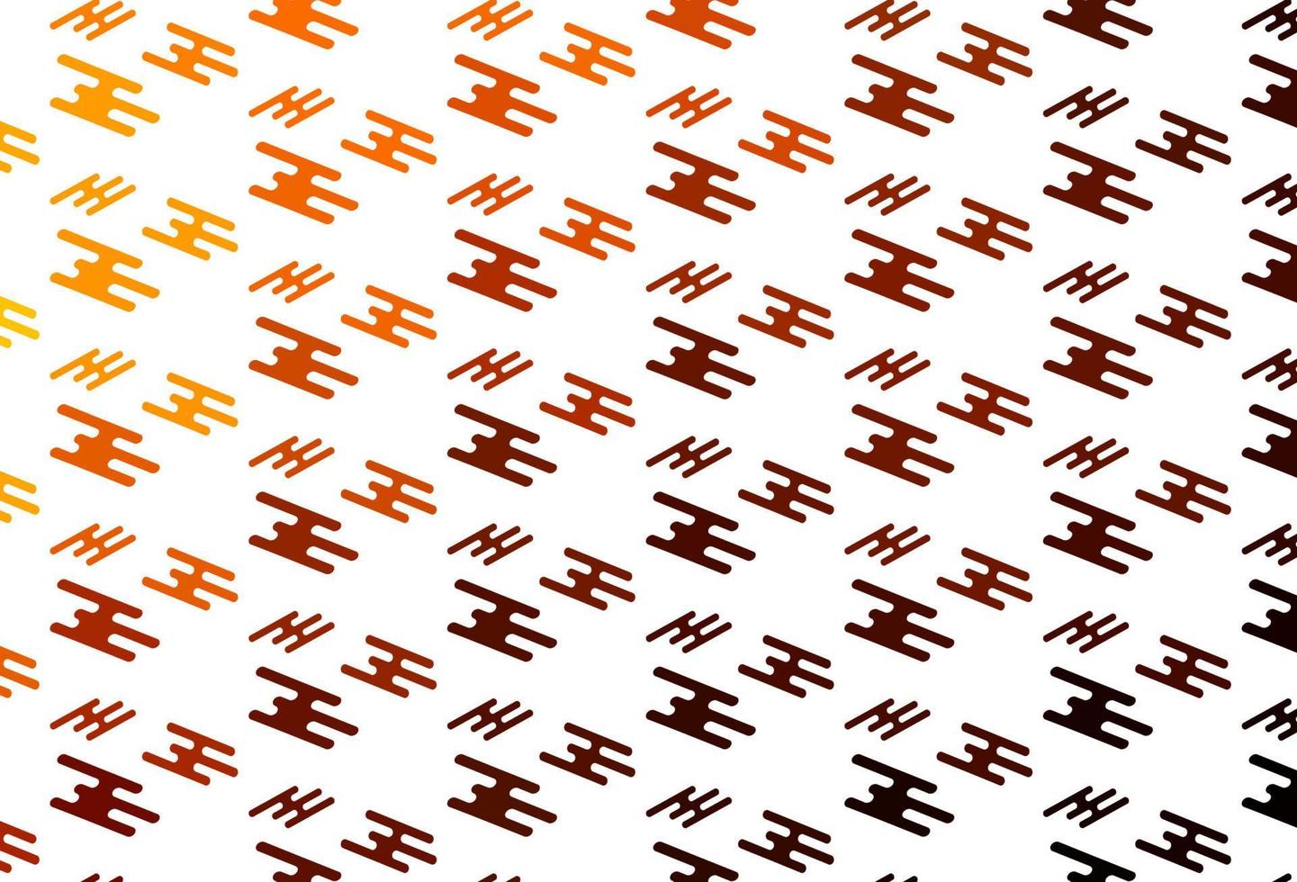 Light Orange vector backdrop with long lines.