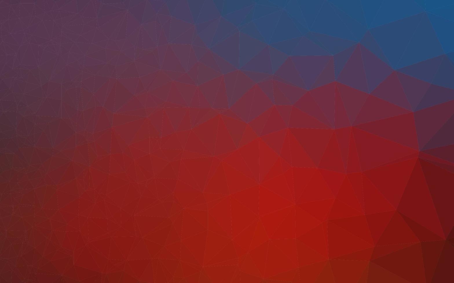 Dark Blue, Red vector low poly texture.