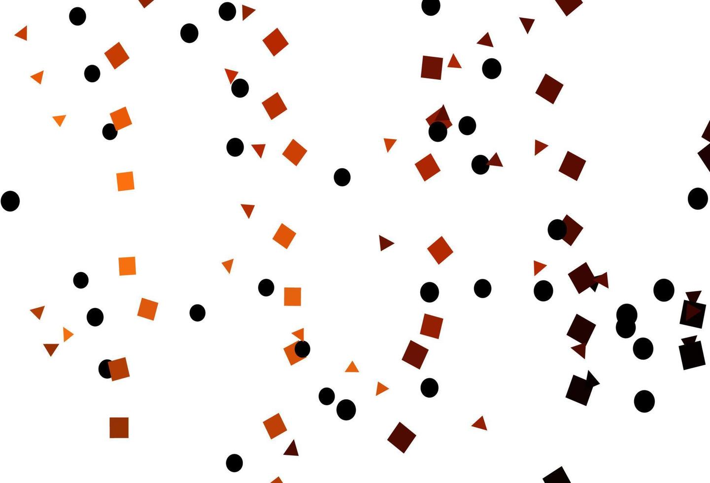 Light Red, Yellow vector cover in polygonal style with circles.