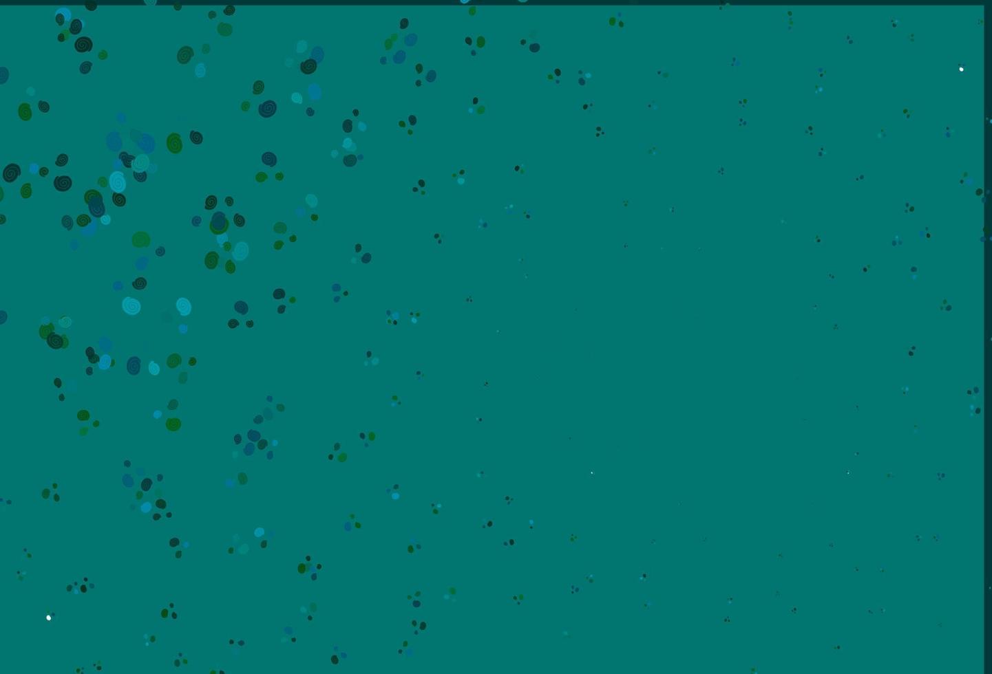 Light Blue, Green vector background with lava shapes.