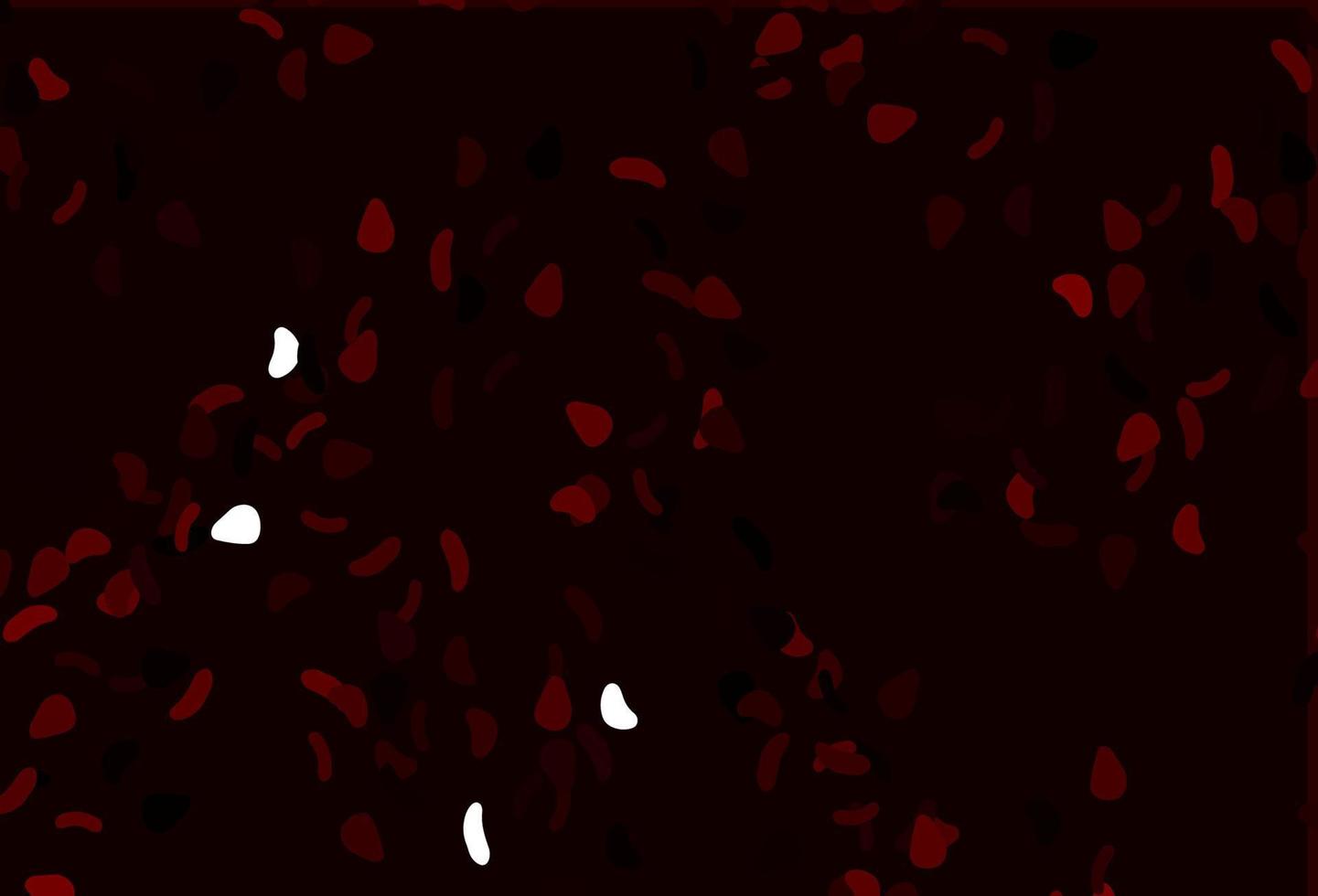 Light Red vector template with memphis shapes.