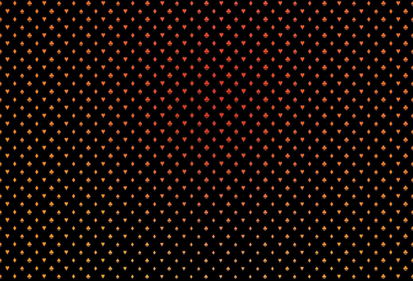 Dark yellow, orange vector pattern with symbol of cards.