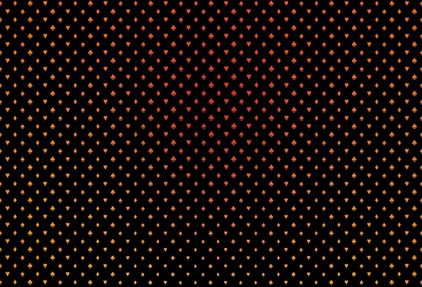 Dark yellow, orange vector pattern with symbol of cards.