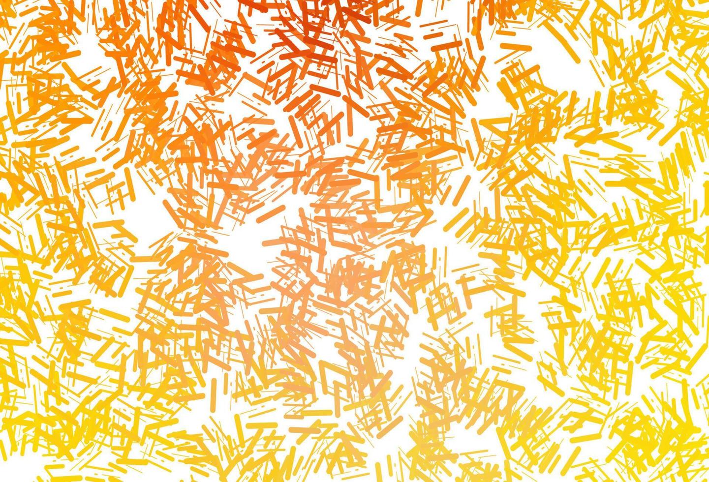 Dark yellow, orange vector background with straight lines.