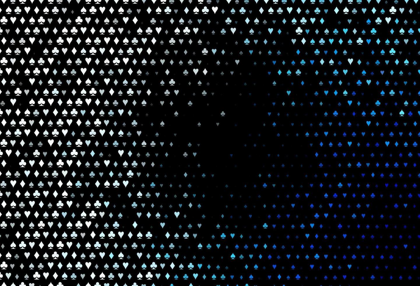 Dark blue vector layout with elements of cards.