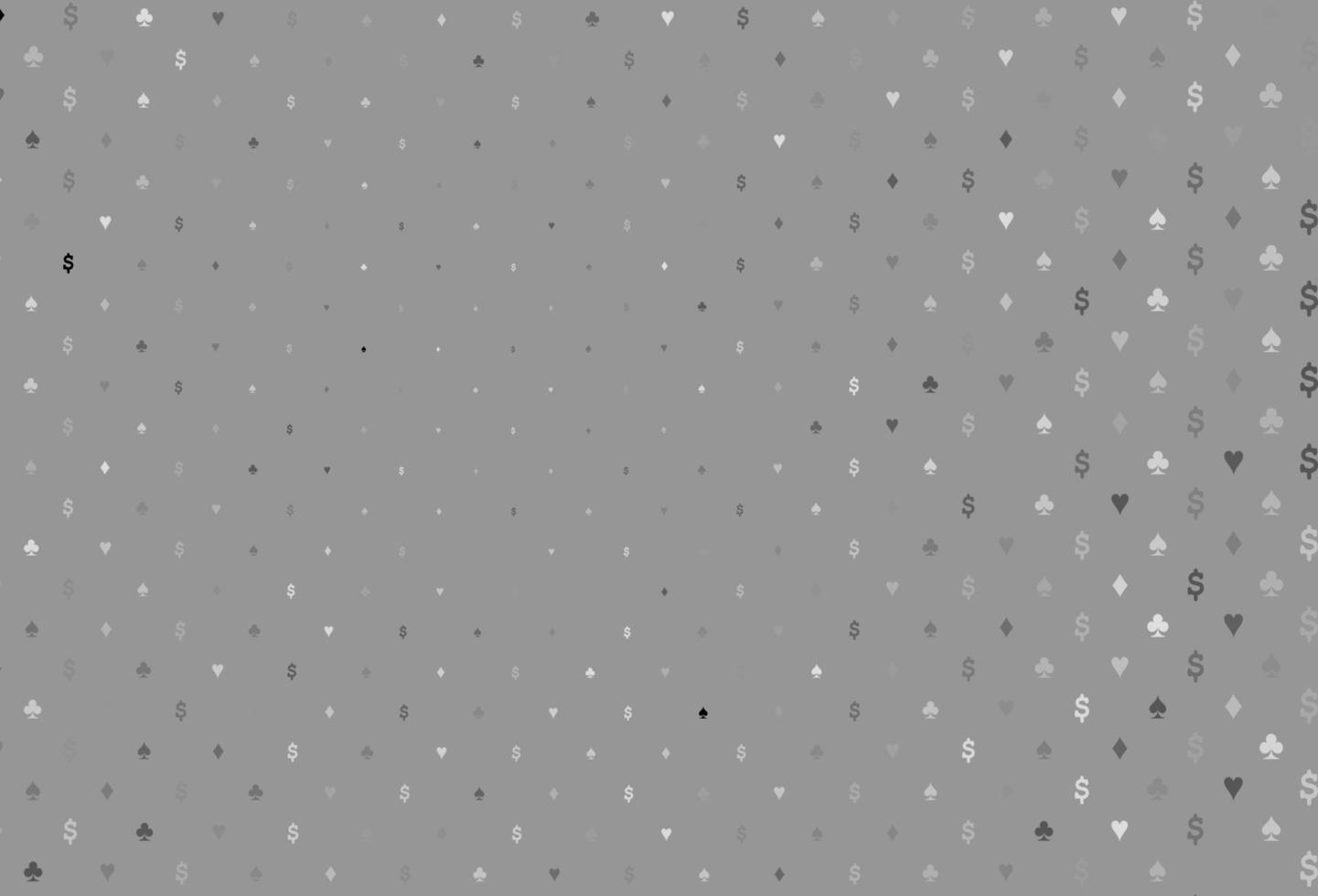 Light silver, gray vector layout with elements of cards.