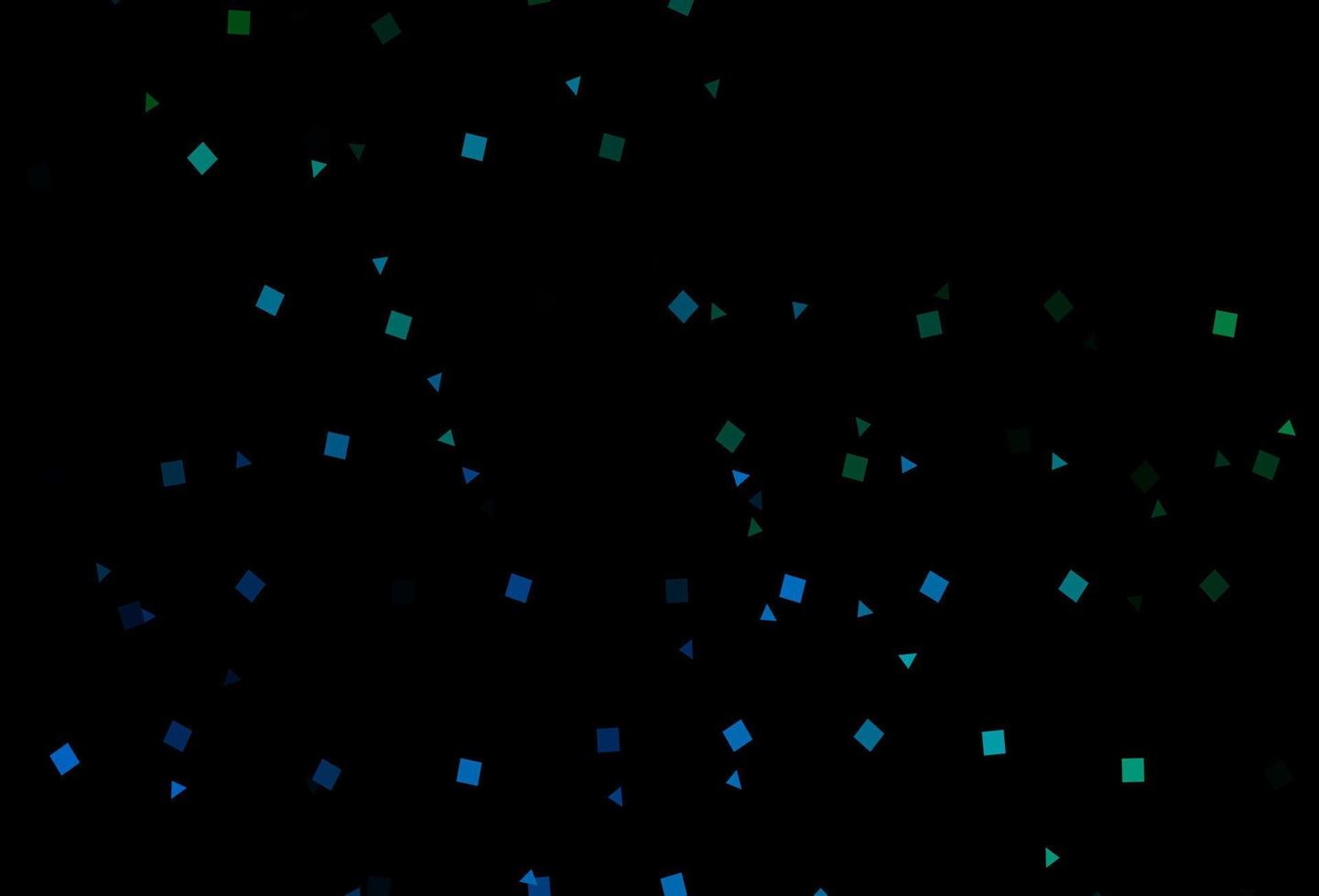 Dark Blue, Green vector layout with circles, lines, rectangles.