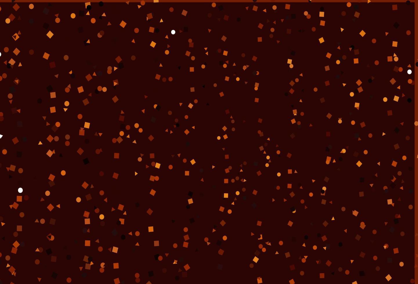 Light Orange vector backdrop with lines, circles, rhombus.